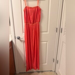 BCBGMaxAzria Coral Pleated Dress
